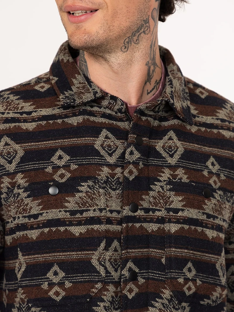 Men's Geo Flannel Shacket