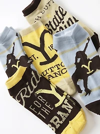 Women's 5-Pack of Yellowstone Ankle Socks