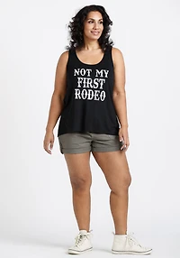 Women's Not My First Rodeo Racerback