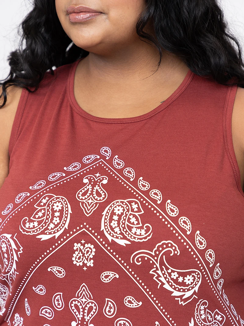 Women's Bandana Tank