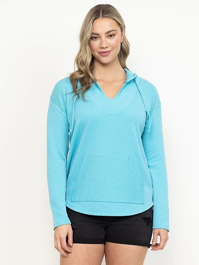 Women's Wavy Rib Hoodie