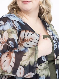 Women's Tropical Mesh Cardigan