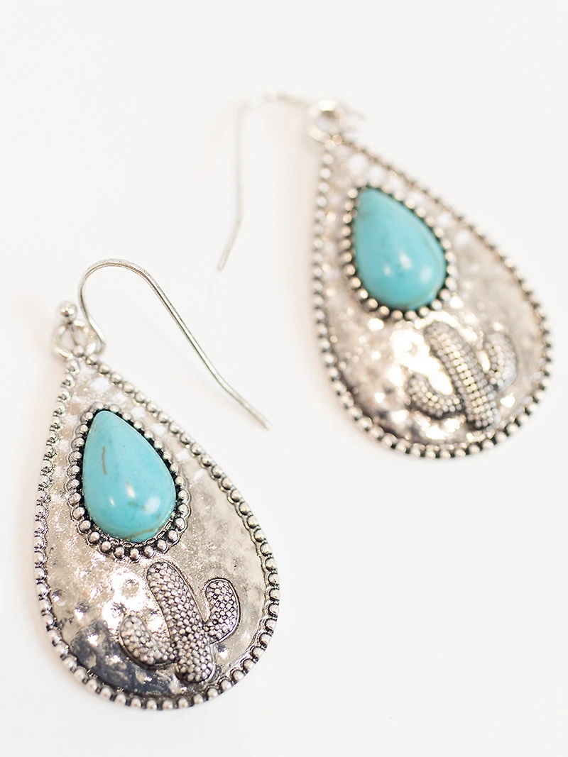 Women's Hammered Earrings
