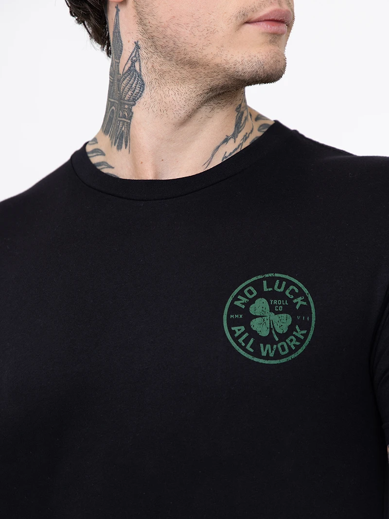 Men's No Luck All Work Tee