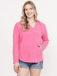Women's Wavy Rib Hoodie