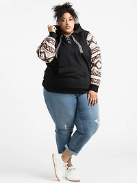 Women's Lace Up Hoodie