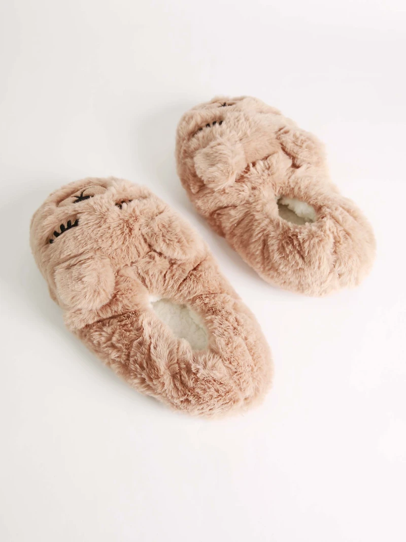 Women's Teddy Puffer Slippers