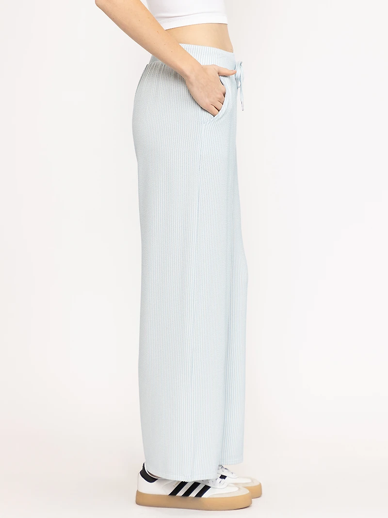 Women's Wavy Rib Wide Leg Pant