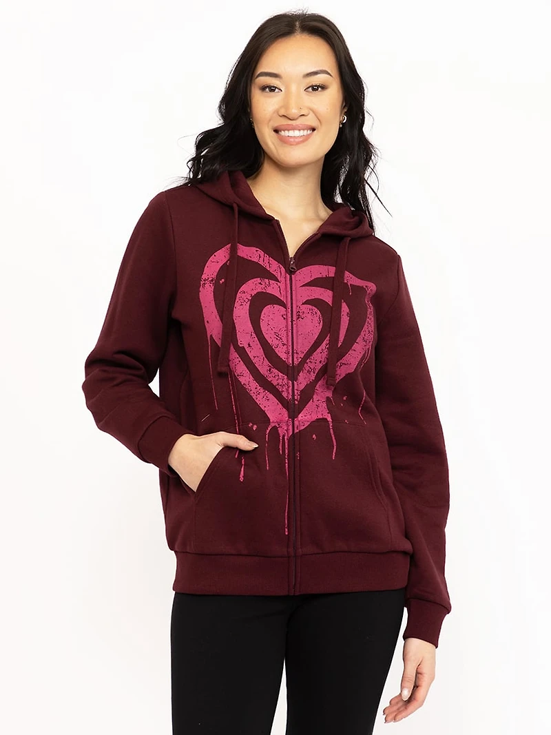 Women's Heart Graphic Hoodie