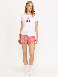 Women's Cherry Sleep Tee