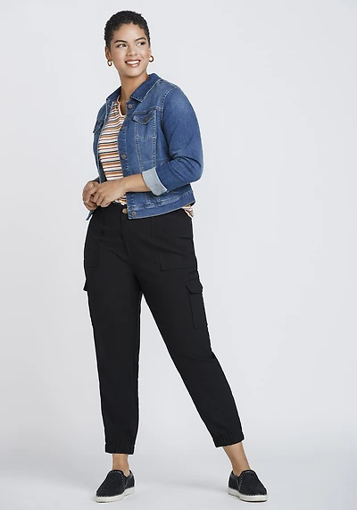 Women's Dark Wash Jean Jacket