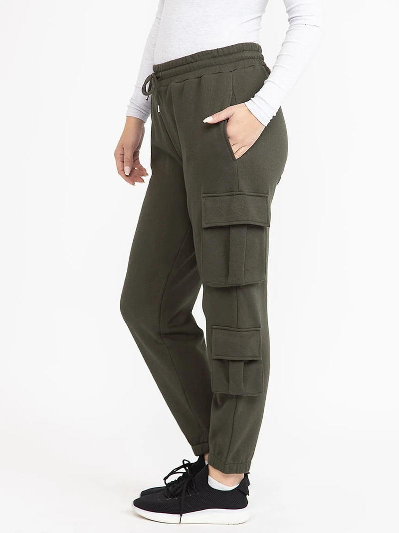 Women's Fleece Cargo Jogger