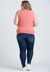 Women's Ribbed Square Neck Tank