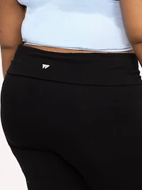 Women's Fold Over Waist Capri Legging