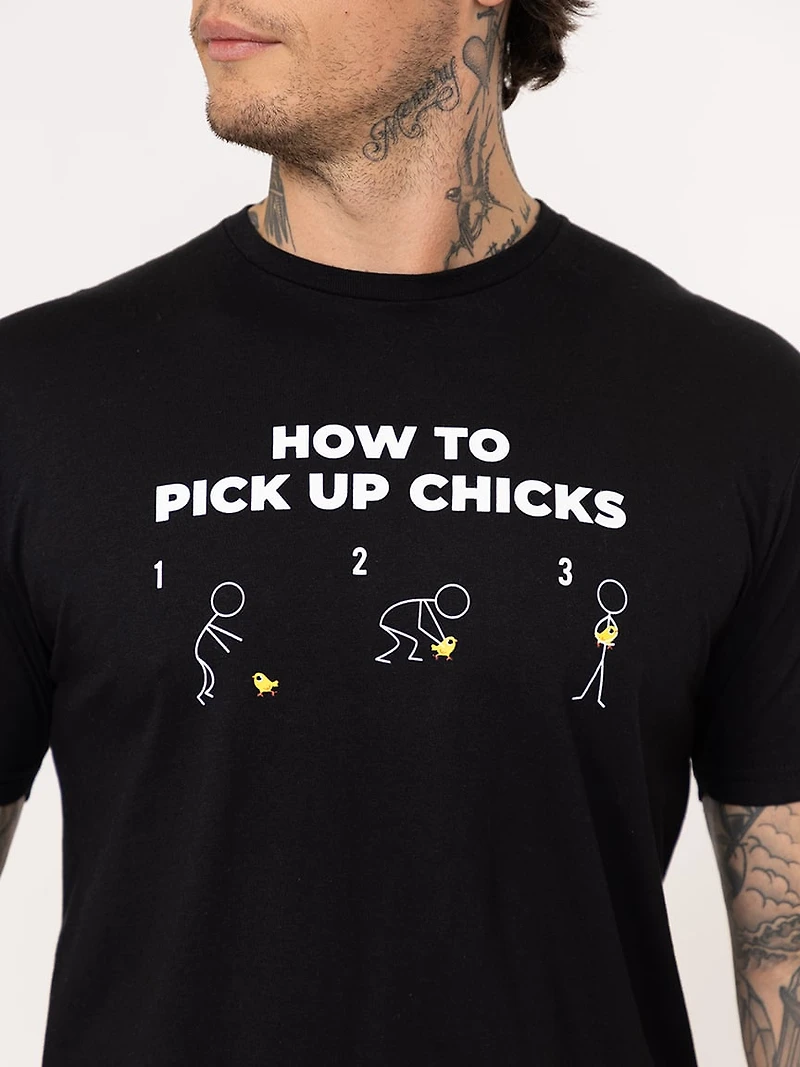 Men's How To Pick Up Chicks Tee