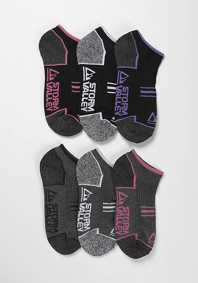 Women's 6Pk Trainer Socks