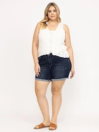 Women's Tie Front Vest