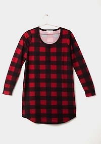 Women's Buffalo Plaid Sleep Shirt