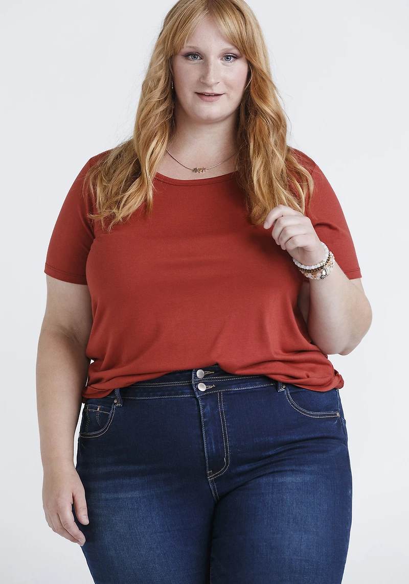 Women's Drapey Scoop Neck Tee