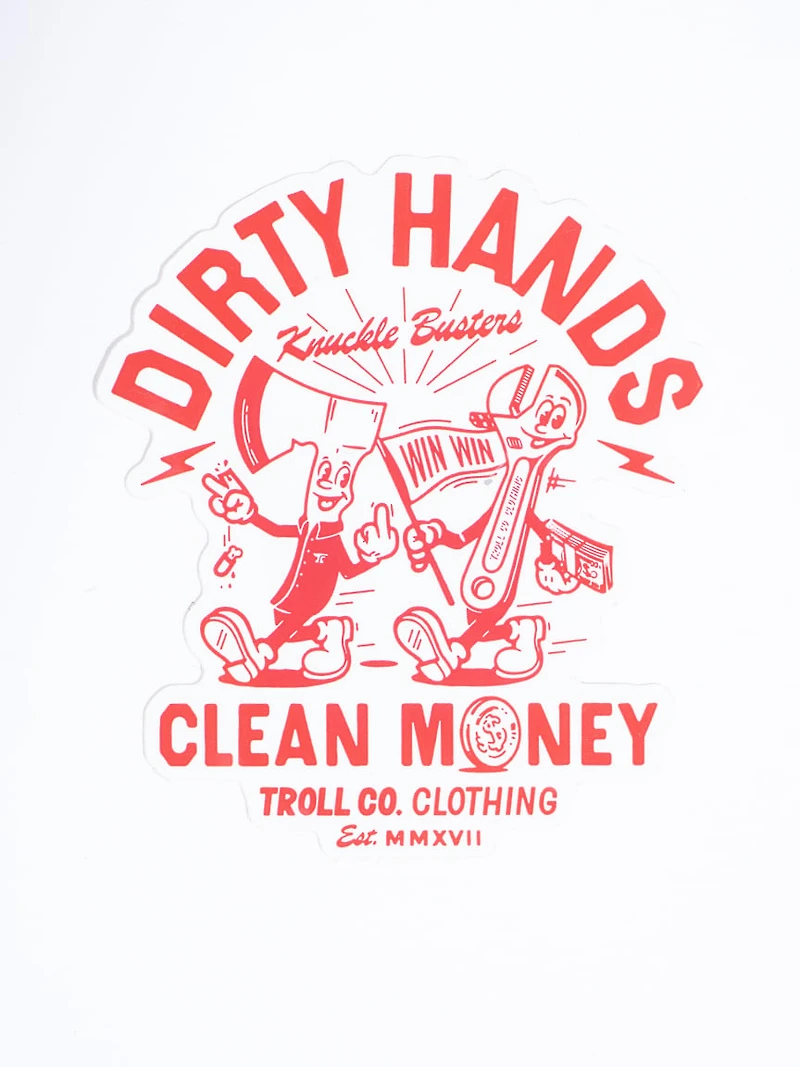 DHCM Knuckle Bros Sticker