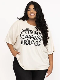 Women's Cowgirl Era Oversized Tee