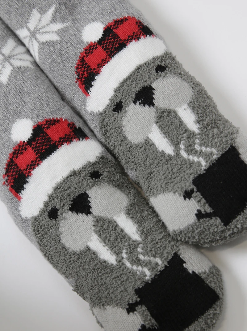 Women's Cozy Walrus Slipper Sock