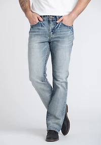 Men's Light Wash Classic Bootcut Jeans