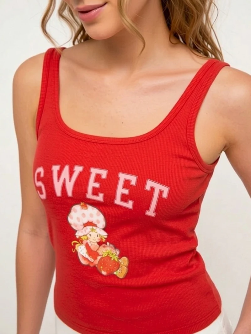 Women's Strawberry Shortcake Washed Tank