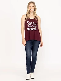 Women's Husband Racerback Tank