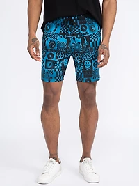 Men's Psychedelic Board Short