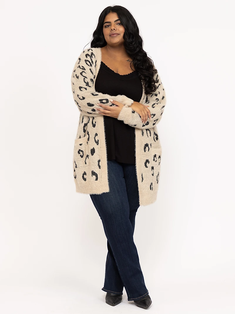 Women's Leopard Cardigan