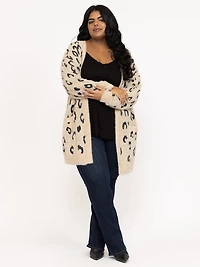 Women's Leopard Cardigan