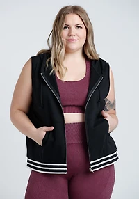 Women's Crop Zip Hoodie