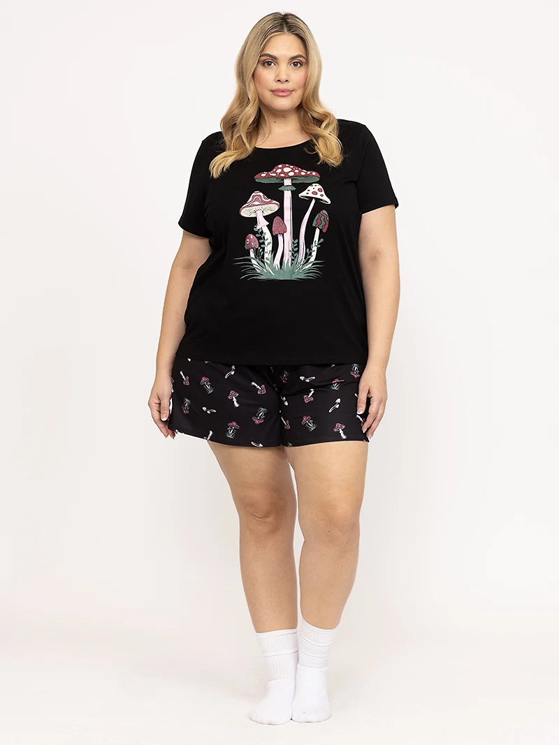Women's Mushroom Sleep Short