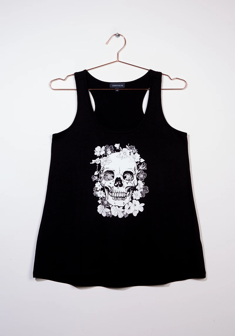 Women's Skull Racerback Tank