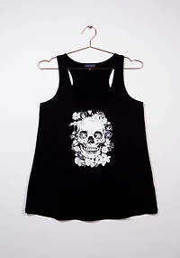 Women's Skull Racerback Tank
