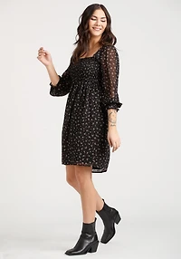 Women's Floral Babydoll Dress