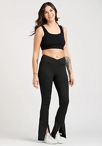 Women's Active Slit Hem Yoga Pant