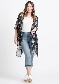 Women's Rose Print Wrap