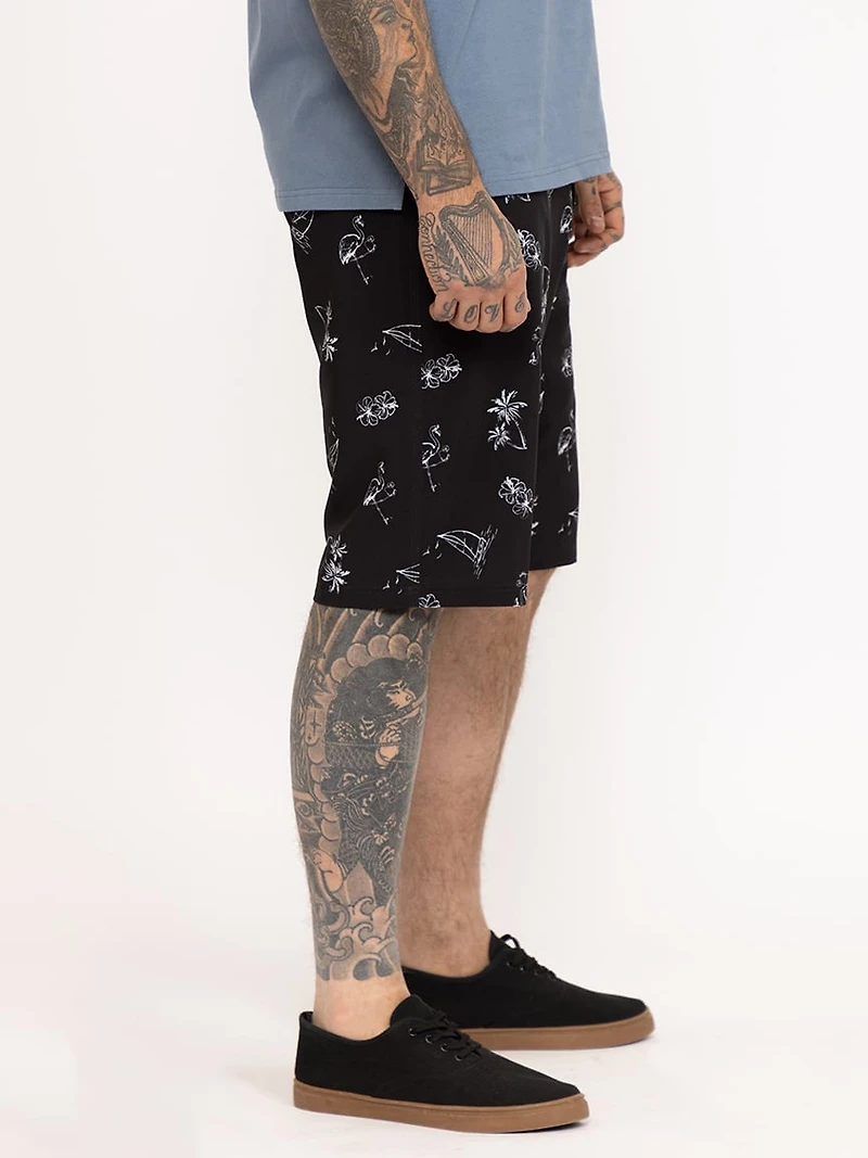 Men's Printed Tropical Board Shorts