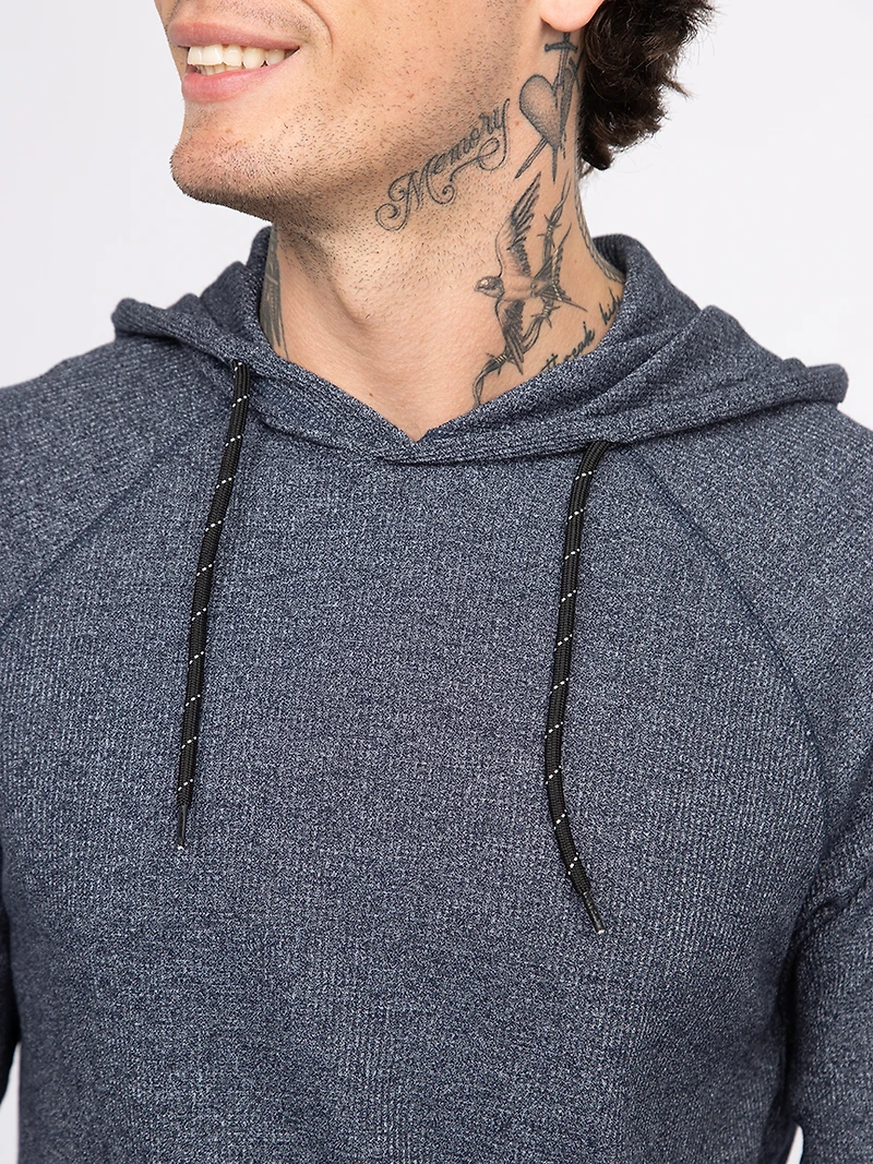Men's Hooded Waffle Tee