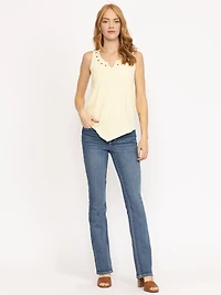 Women's Rib Split Neck Tank