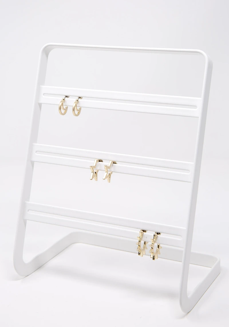 Celestial Gold Earring 3 Pk