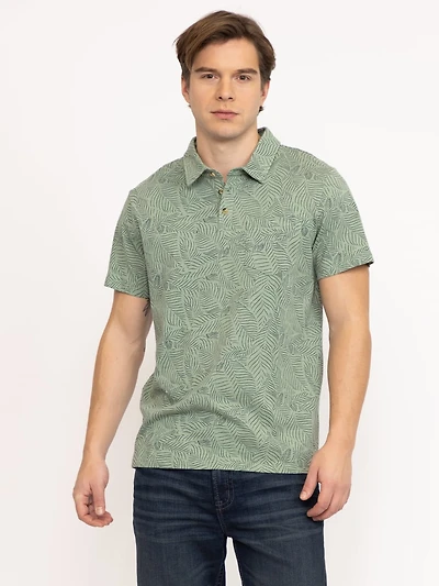 Men's Leaf Polo Shirt