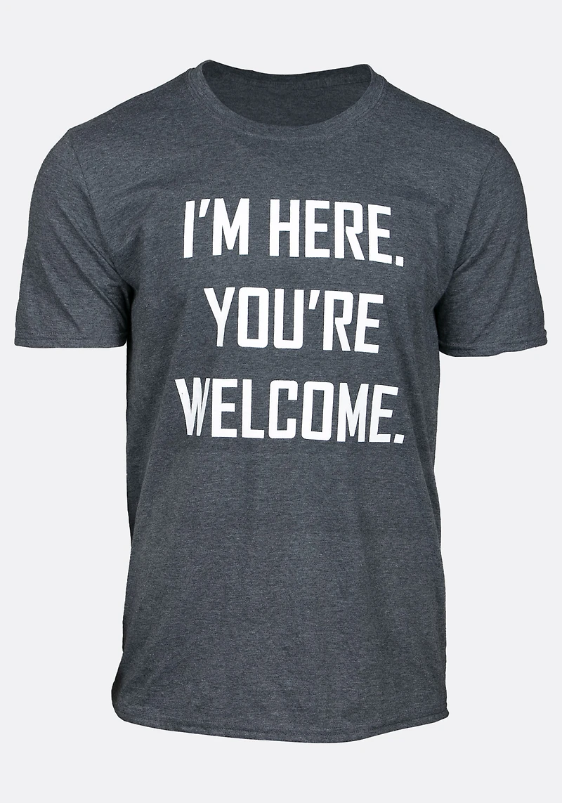 Mens I'm Here Tee
