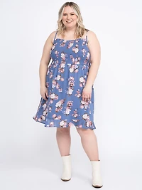 Women's Smocked Strappy Dress