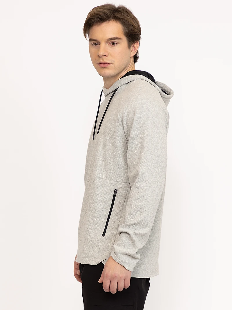 Men's Textured Hoodie
