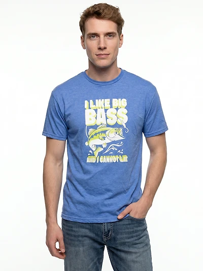 Men's I Like Big Bass Attitude Tee