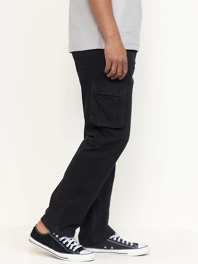 Men's Black Cargo Sneaker Pant
