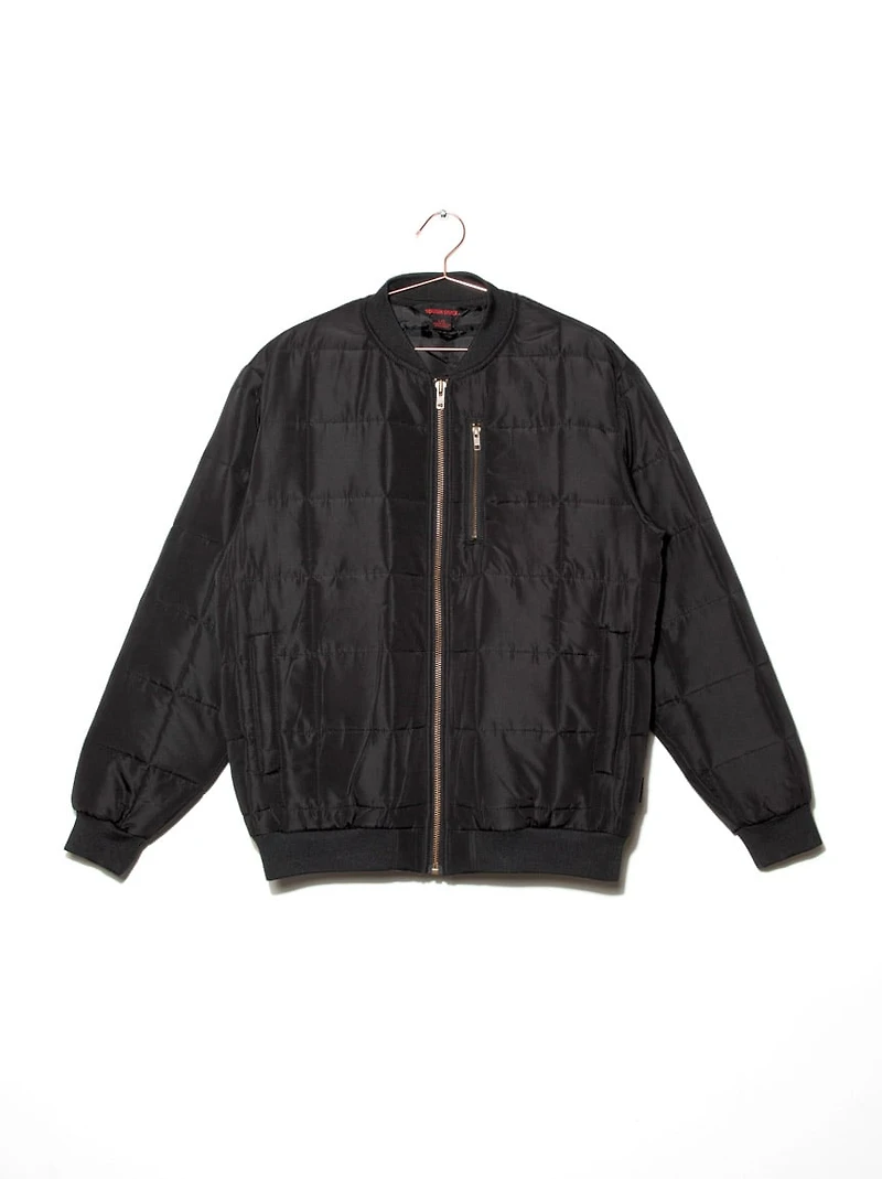Men's Quilted Bomber Jacket